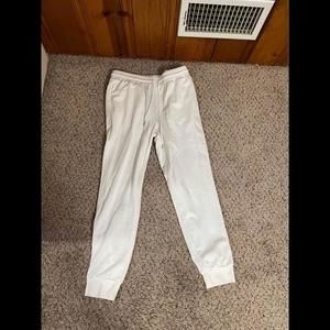 White Joggers